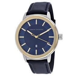 NEW ARMANI EXCHANGE BLUE DIAL 46MM WATCH MSRP$220