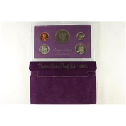 1985 US PROOF SET (WITH BOX)