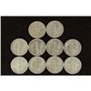 Image 2 : 10 ASSORTED 1940'S MERCURY DIMES