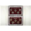 Image 1 : 2 SETS OF COMMEMORATIVE STATE QUARTERS 2001-D