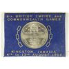 Image 1 : 1966 JAMAICA 5 SHILLINGS 8TH BRITISH EMPIRE AND