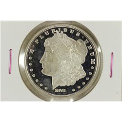1 TROY OZ .999 FINE SILVER PROOF ROUND SMI