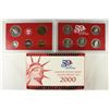 Image 2 : 2000 US SILVER PROOF SET (WITH BOX) CRACKED CASES