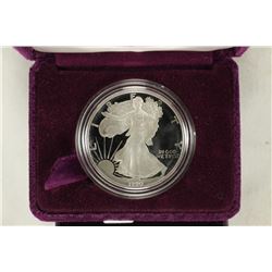 1990-S PROOF AMERICAN SILVER EAGLE