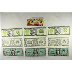 10 ASSORTED CHINESE HELL BANK NOTES CRISP UNC