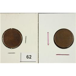 2-ONE CENT BLANK PLANCHETS