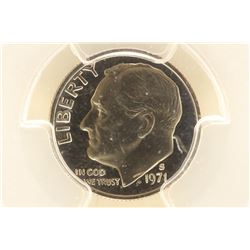 1971-S ROOSEVELT DIME PCGS PR68 CAM