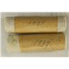 Image 1 : 2-SOLID DATE ROLLS OF GREAT BRITAIN FARTHINGS