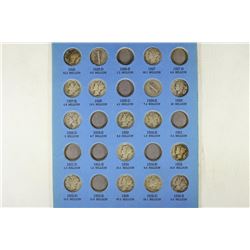 16 ASSORTED 1926-1936 MERCURY DIMES