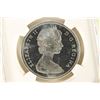 Image 1 : 1966 CANADA LARGE BEADS SILVER DOLLAR NGC PL65