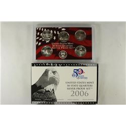 2006 SILVER US 50 STATE QUARTERS PROOF SET WITHBOX