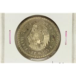 1948 MEXICO SILVER 5 PESOS .8680 OZ. ASW UNC