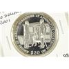 Image 1 : 2001 LIBERIA SILVER PROOF $20 SURRENDER AT