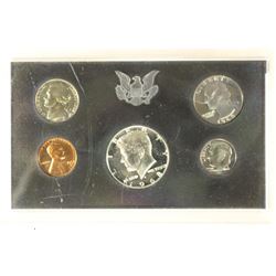 1968 US PROOF SET WITHOUT BOX, 40% SILVER JFK HALF