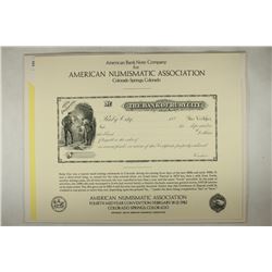 AMERICAN NUMISMATIC ASSOCIATION CONVENTION 1982