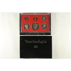 1981 US PROOF SET (WITH BOX)