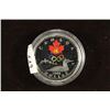 Image 1 : 2004 CANADA SILVER DOLLAR COLORIZED LUCKY LOONIE