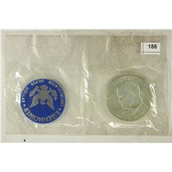 1971-S IKE SILVER DOLLAR (BLUE PACK) NO ENVELOPE