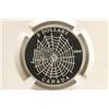 Image 1 : 2014 CANADA SILVER $3 SPIDER IN WEB COLORIZED