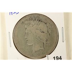 1923 PEACE SILVER DOLLAR