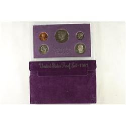 1987 US PROOF SET (WITH BOX)