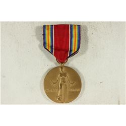 WORLD WAR II VICTORY MEDAL AND RIBBON