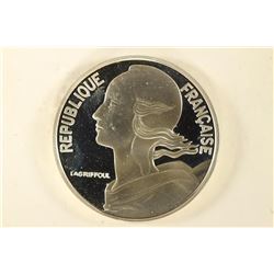 2000 FRANCE SILVER PROOF 10 FRANCS .6424 OZ. ASW