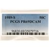 Image 3 : 1989-S KENNEDY HALF DOLLAR PCGS PR69 DCAM