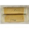 Image 1 : 2-SOLID DATE ROLLS OF GREAT BRITAIN FARTHINGS