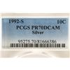 Image 3 : 1992-S SILVER ROOSEVELT DIME PCGS PR70 DCAM