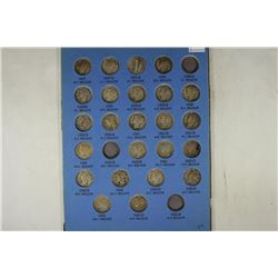 24 ASSORTED 1937-1945 MERCURY DIMES