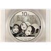 Image 1 : 2013 CHINA 10 YUAN SILVER PANDA PCGS MS70