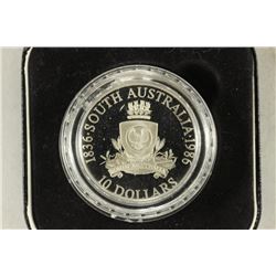 1986 AUSTRALIA SILVER PROOF $10 SOUTH