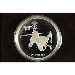 1986 CANADA (CALGARY 1988) BIATHLON SILVER PROOF