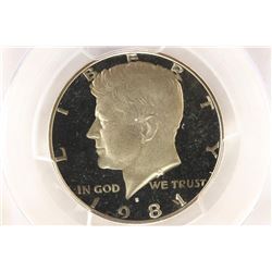 1981-S TYPE I KENNEDY HALF DOLLAR PCGS PR69 DCAM