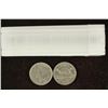 Image 1 : ROLL OF 40-1938 CANADA 5 CENTS