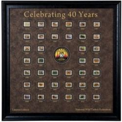 NWTF 40th Anniversary Stamp Print