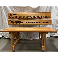 NWTF Cedar Bench