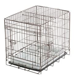 OmniPet Grow-N-Go Double Door Folding Medium Portable Pet Crate