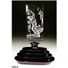 Image 1 : CZECH ART DECO PERFUME BOTTLE KNEELING NUDE #1232091