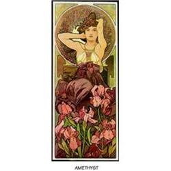 MUCHA ART NOUVEAU POSTER "AMETHYST" #1232148