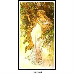 MUCHA ART NOUVEAU POSTER "SPRING" #1232150
