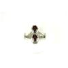 Image 1 : ANTIQUE STYLE RING GARNETS FILIGREE! #1232215