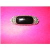 Image 1 : VICTORIAN  ONYX PIN #1232309