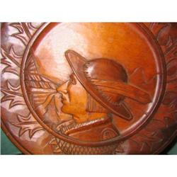 BLACK FOREST CARVED PLATE #1232335