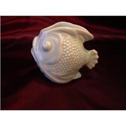 1930's McCoy Blue Fish Flower Holder #1232351