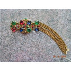 UNIQUE and Brilliant Bracelet 1930's--Czech?? #1232363
