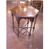Image 1 : 1930's Walnut 6-Sided Lamp Table #1232364