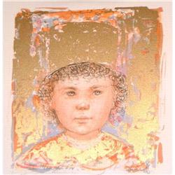 Calvin  litho by Edna Hibel #1232472