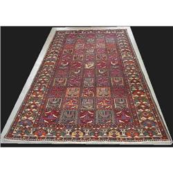 Tribal  Persian Bakhtiari  Kheshti Garden Rug- #1232628